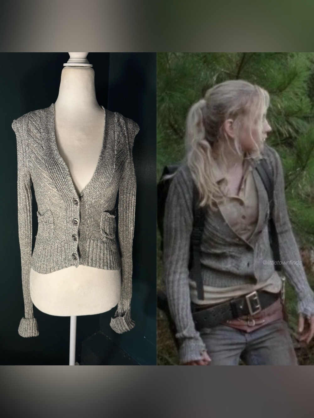 Free People • Over The Rainbow • Cropped Ribbed Knit Cardigan ASO Beth Greene S